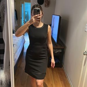 Black cocktail dress.